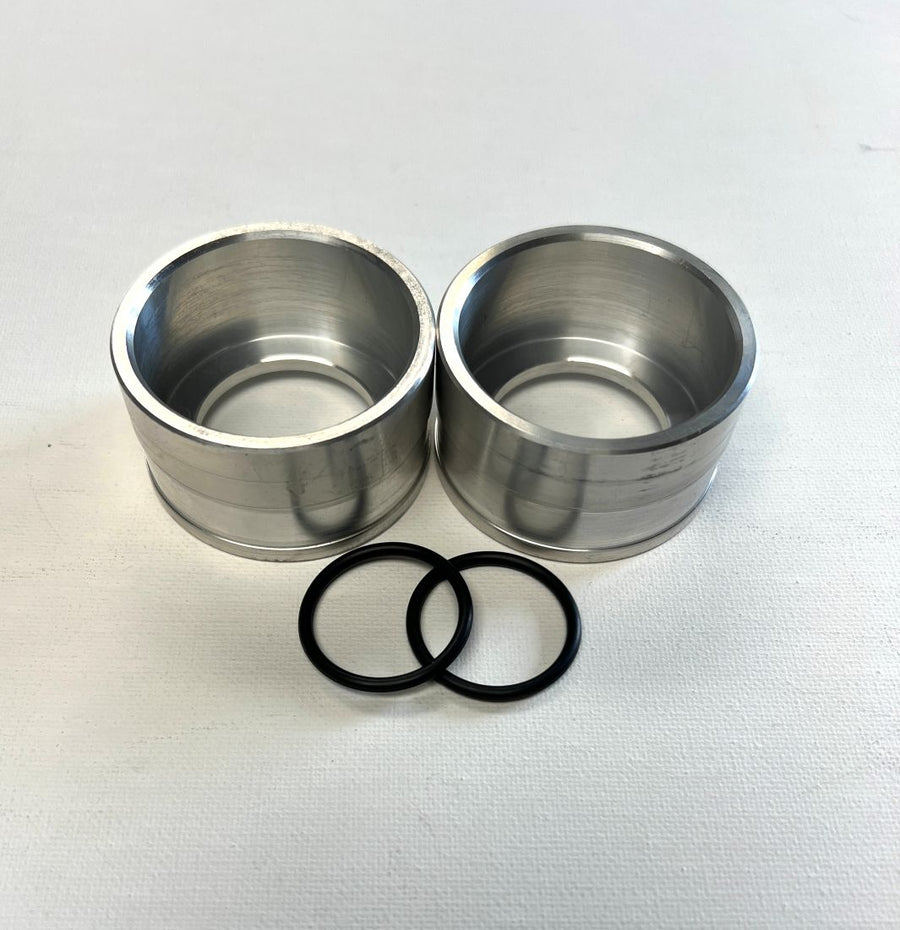 Fork Spring Retaining Cup, Maico External Fork Spring With Fork Boots (Billet) Pair 1965-1974.5
