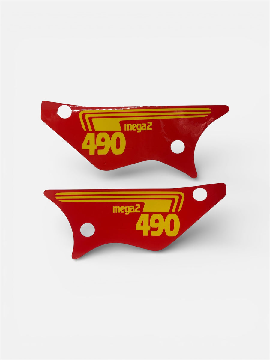 Decal, Side Panel, Red/Yellow, 1981 (Pair/Set)
