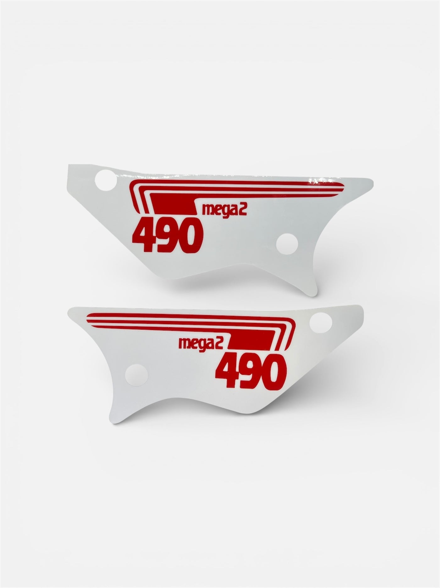 Decal, Side Panel, White/Red, 1981 (Pair/Set)