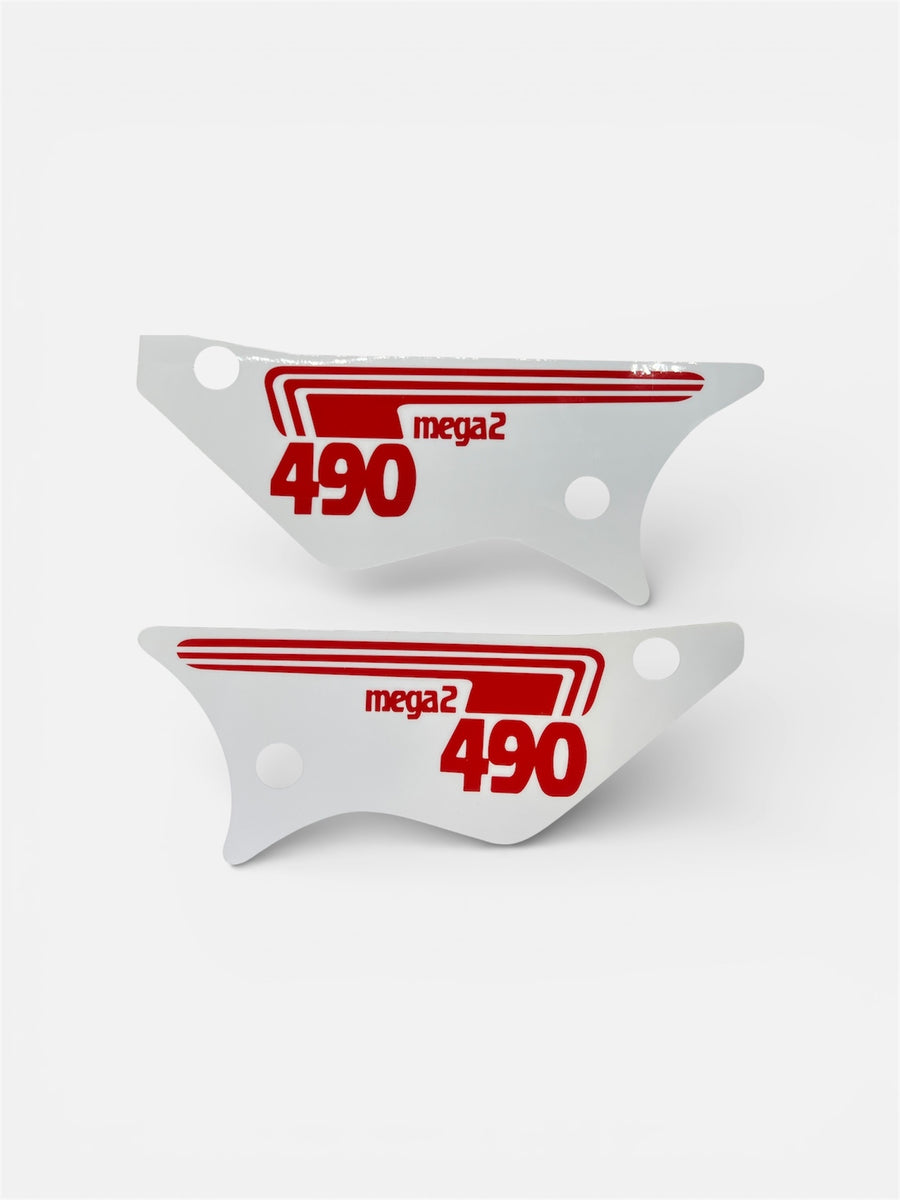 Decal, Side Panel, White/Red, 1981 (Pair/Set)