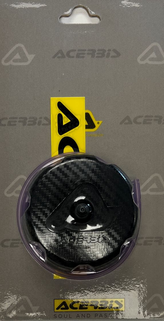 Gas Cap, Maico Faux Carbon Style, Includes Gasket and Vent Tube (Acerbis) 1980-1983