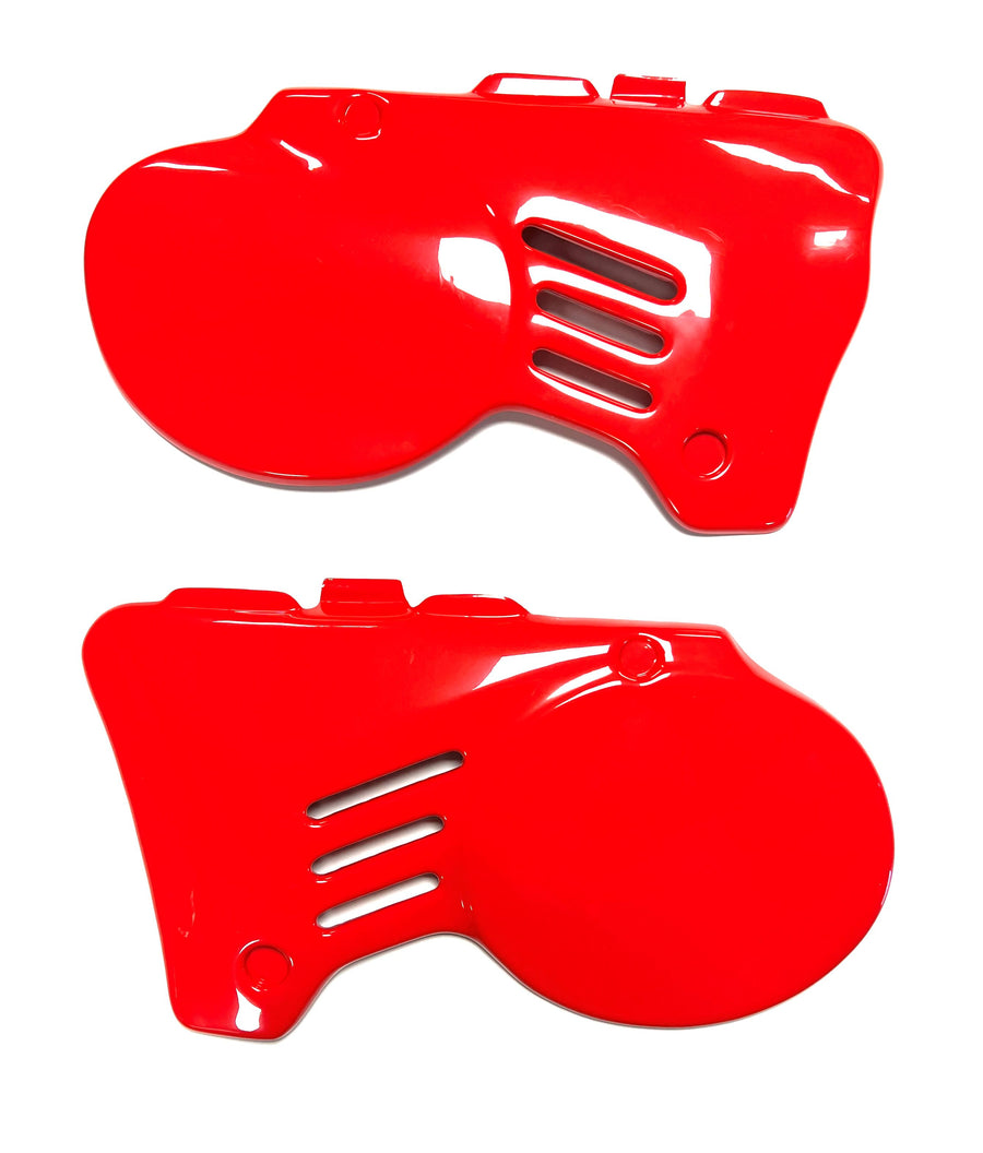 Side Panel Set, Maico Plastic Reproduction Fighting Red 1980