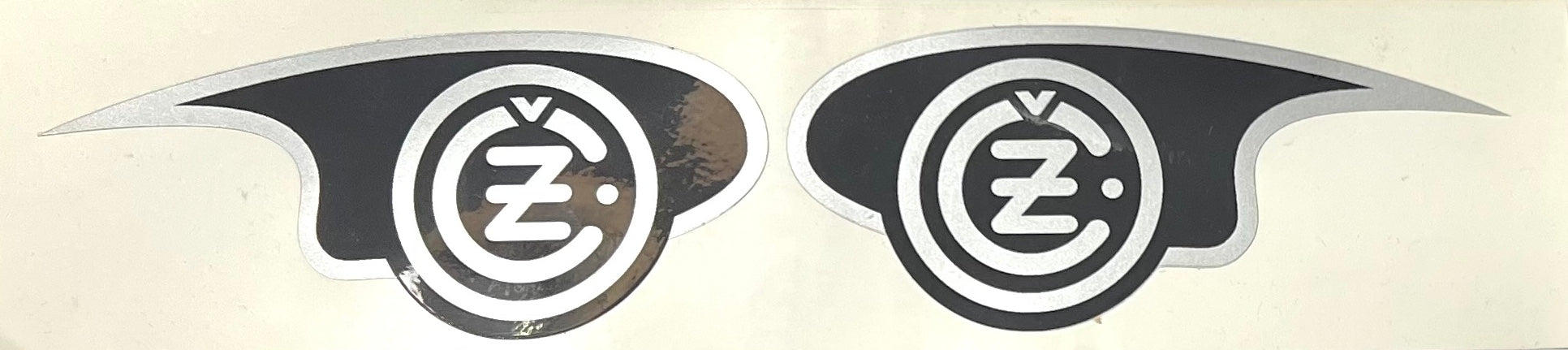 Image of Decal, CZ Tank Twin Pipe (Pair)