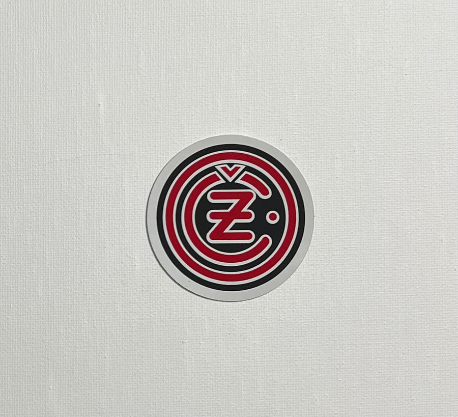 Image of Decal, CZ Tank Red Frame, 1974 Plus (Each)