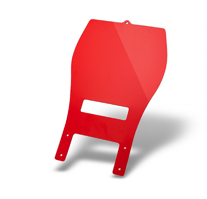 Number Plate, Maico 1982-1986 Red