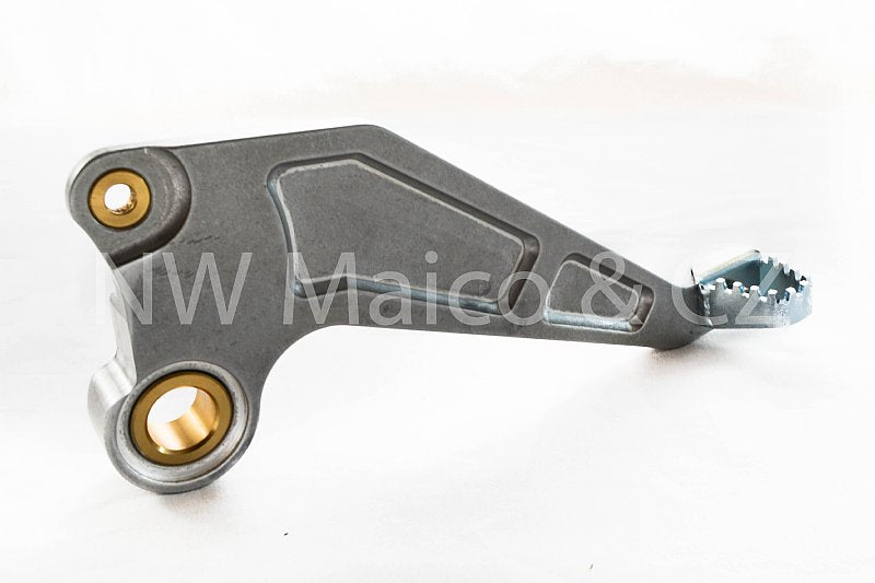 Image of Brake Pedal, CZ Black Frame Billet