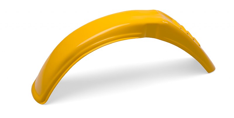 Image of Fender, Maico Front Plastic Reproduction All Models Yellow 1979-1983