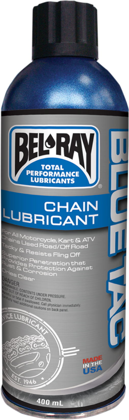 Chemical, Bel-Ray Blue Tac Chain Lube (400 ml Aerosol)
