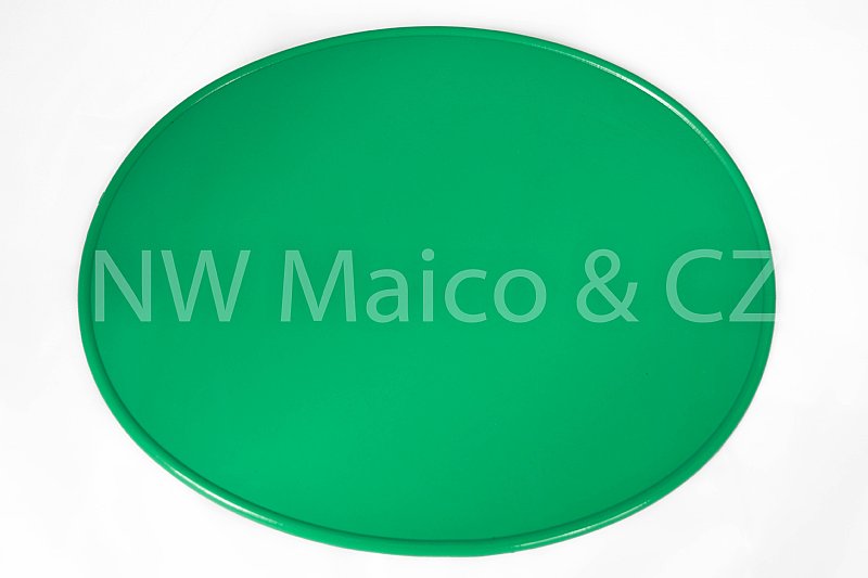 Number Plate, Oval Green