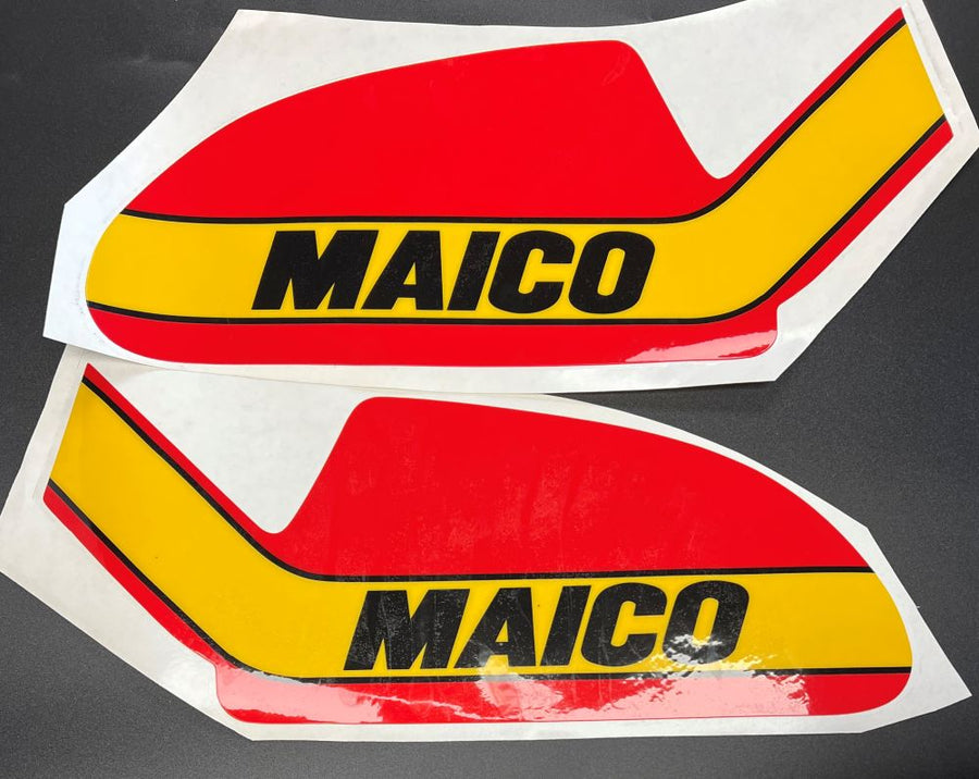 Decal, Fuel Tank, Set, Red/Black, 1979 With Stripe (Pair/Set)