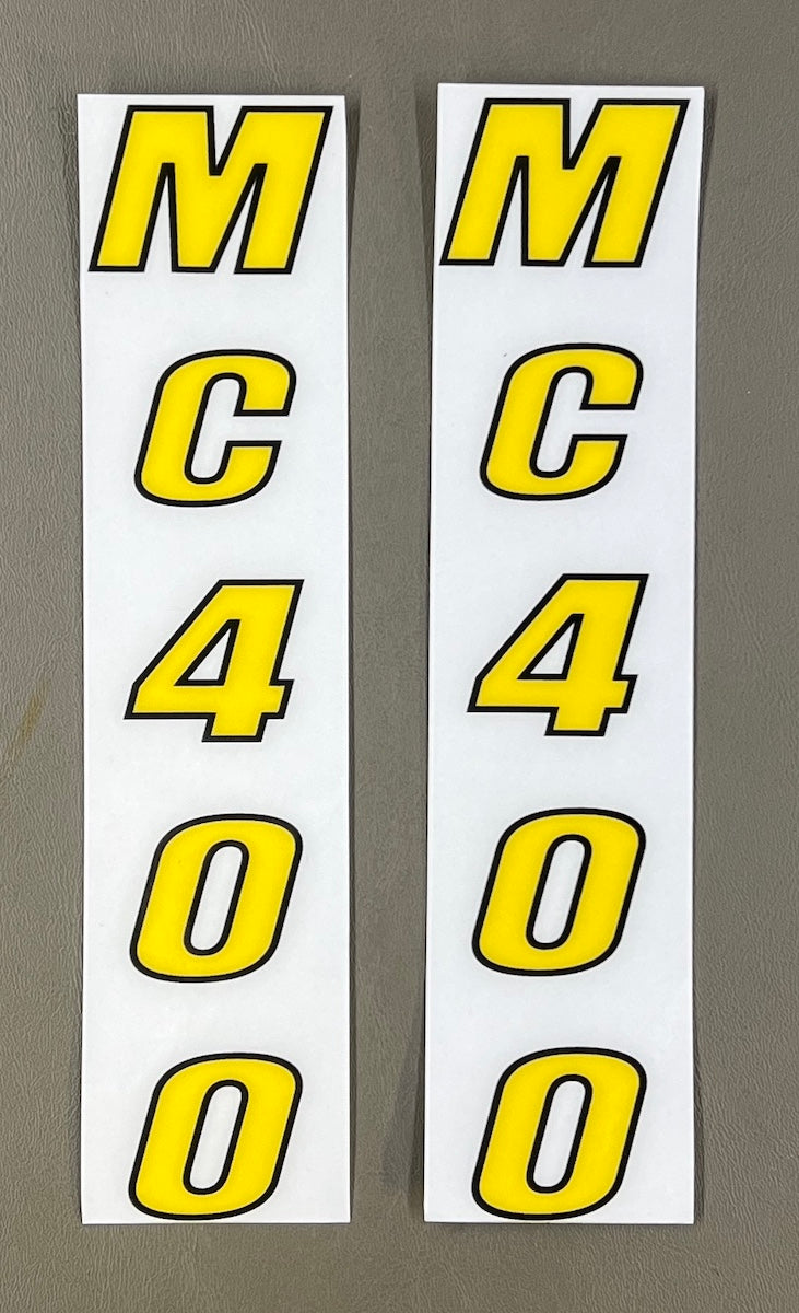 Decal, Side Panel, MC440 Yellow/Black, 1980 (Pair/Set)