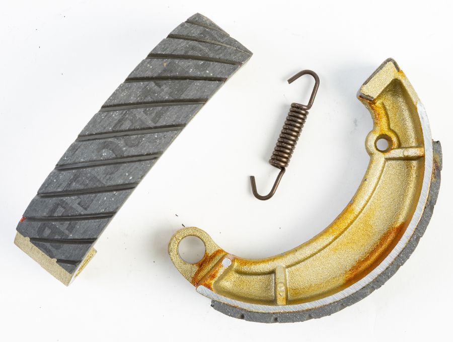 Brake Shoe Set, Grooved, EBC833G, Bultaco (see Description)