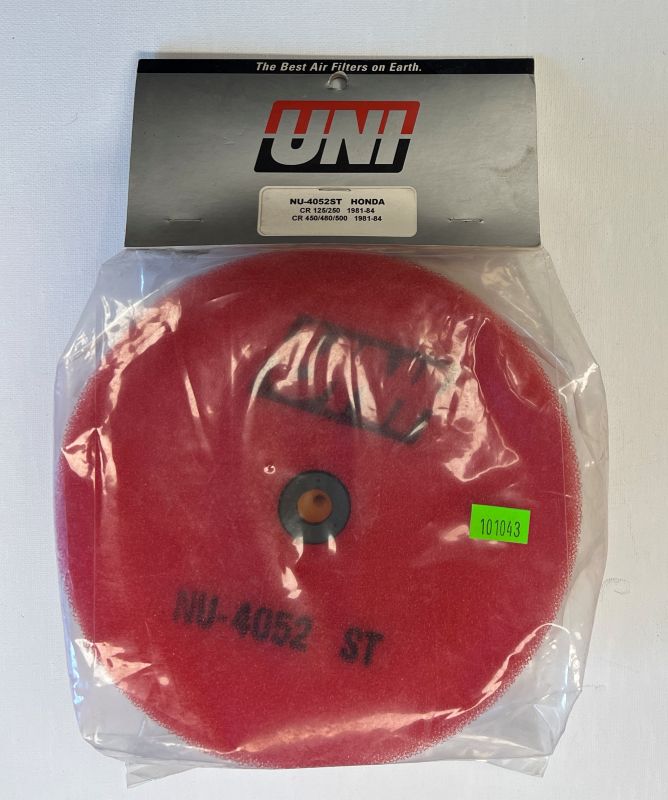 Filter, Air Two-Stage UNI NU-4052ST 1981-1984 Honda CR 125 CR 450 CR 480 CR 500