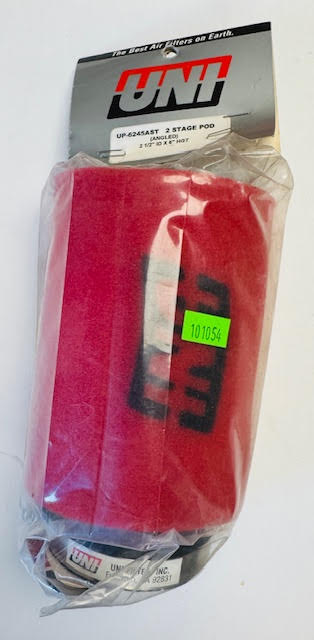 Filter, Air UNI UP-6245AST 2-Stage Pod (Angled) 2 1/2" ID x 6" Height